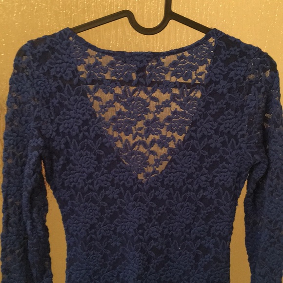 Royal Blue Mini Dress - Picture 5 of 6